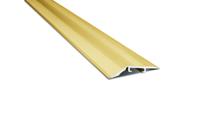 Aluminio Desnivel Quick Cromo Mate 38mm x 1m